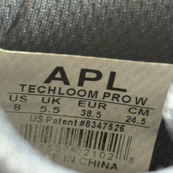 APL TechLoom Pro Women's Sneakers Navy/Gold, Lace-Up Running Shoe Sz 8, Outdoor - Picture 2 of 8